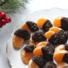 dark chocolate oranges with hemp hearts
