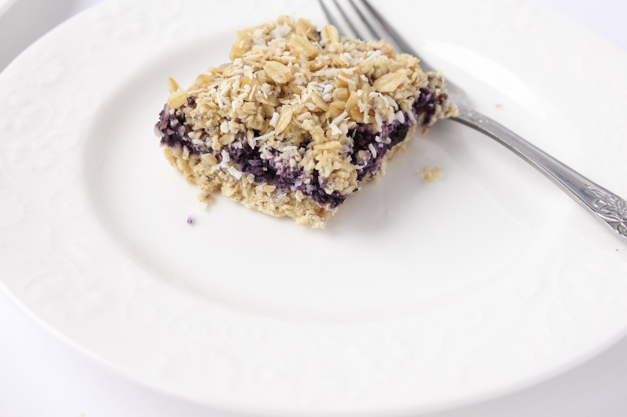 Vegan Lemon Blueberry Coconut Bars Zest Nutrition