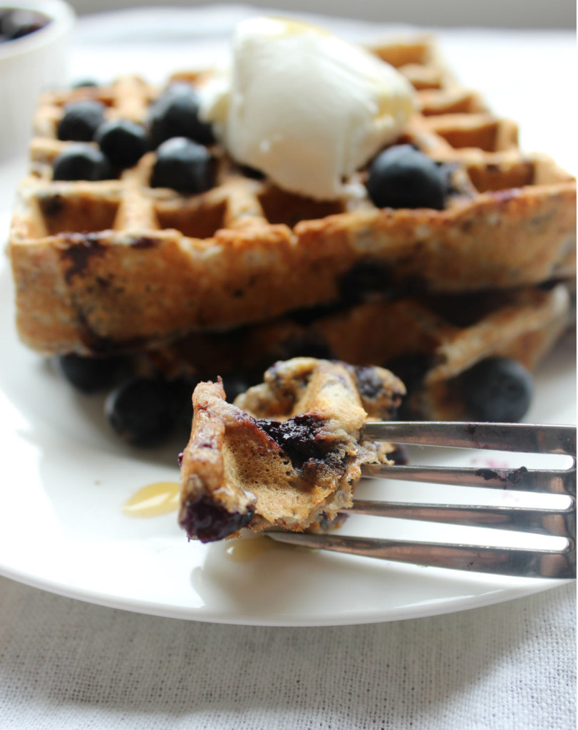 blueberry waffles 2