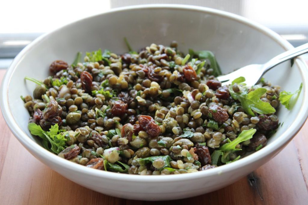 featured lentil salad