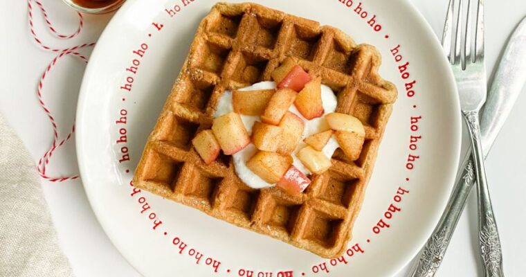 Gingerbread  waffles