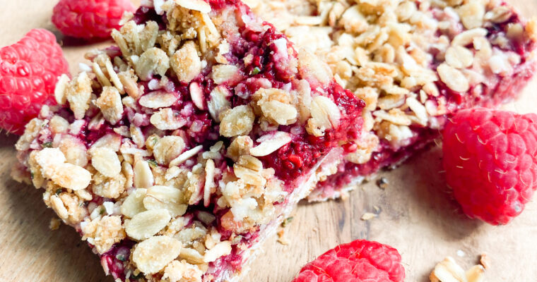 Oat my Raspberry Bars (Gluten free)